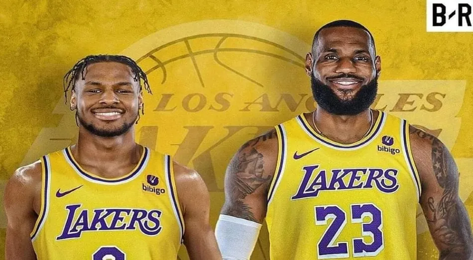 Lebron James y Bronny James