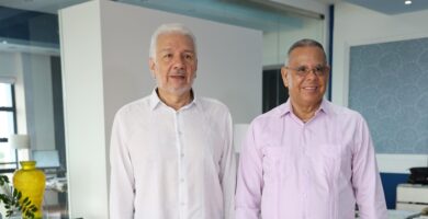Presidente Grupo Telemicro recibe visita de cortesía de embajador de Colombia en RD