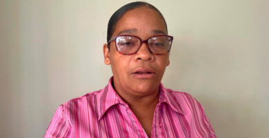 La madre de Carlos Daniel Féliz Cuevas