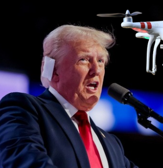 El atacante de Trump usó un dron para obtener imágenes aéreas del recinto del mitin