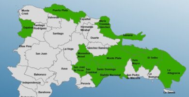 COE aumenta 12 provincias  y al DN en alerta verde debido a la incidencia de una vaguada