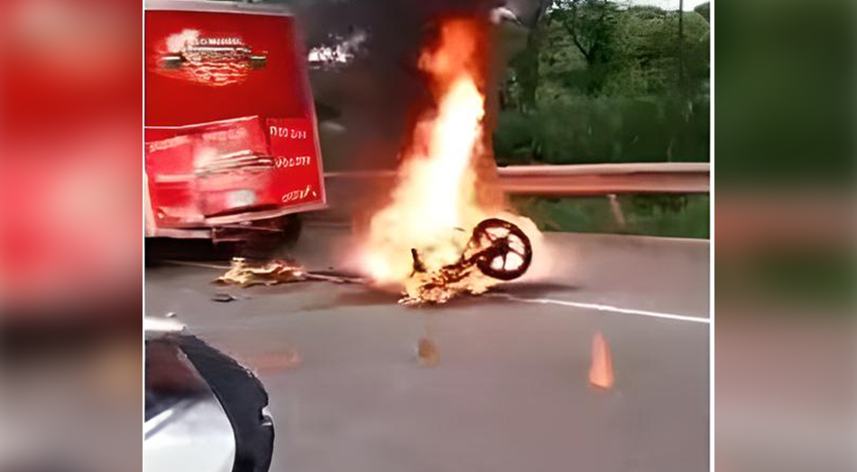 Accidente en la circunvalación