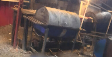 En un BBQ ubicado en la carretera Mella