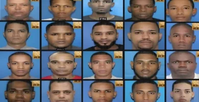 Los 20 prófugos más buscados en el gran Santo Domingo.