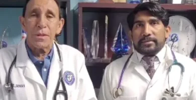 El Dr. Cruz Jiminián y el Dr. Bobby Salomón