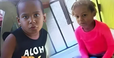 Los pequeños Dariel y Alicia Terrero