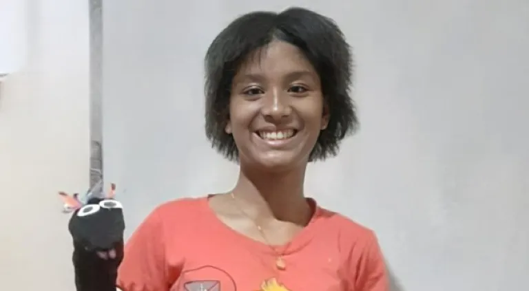 Yuribel José Cedaño, de 13 años