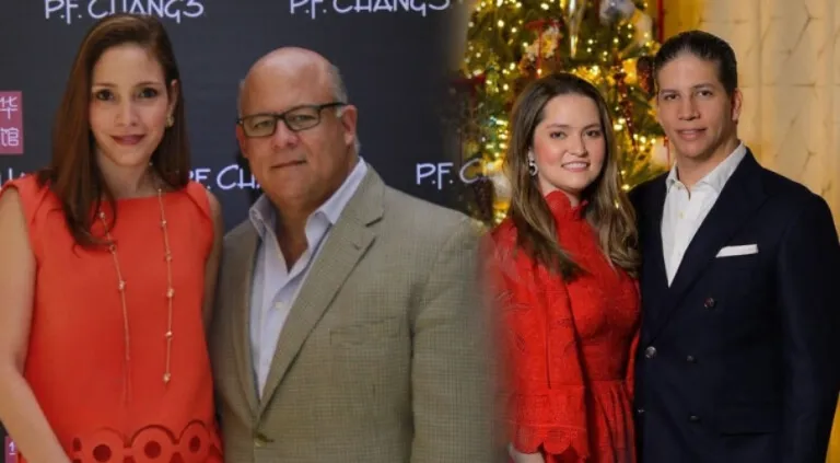 Eduardo Guarionex Estrella y su esposa Alexandra Grullón