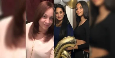 Florinda Tineo, su hija Gabriela Difo y Jeannette Tineo