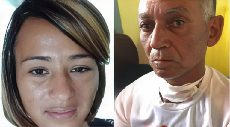 Solenny Abreu Taveras y el señor Jesús de la Rosa