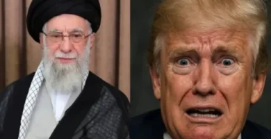 Ali Khamenei y Donald Trump
