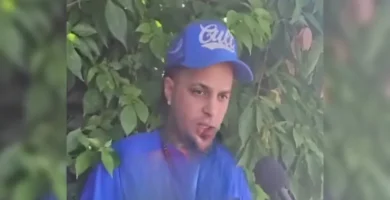 El joven Christopher Acosta